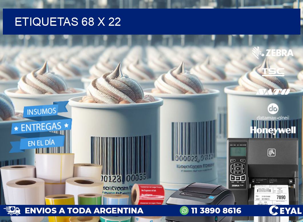 ETIQUETAS 68 x 22
