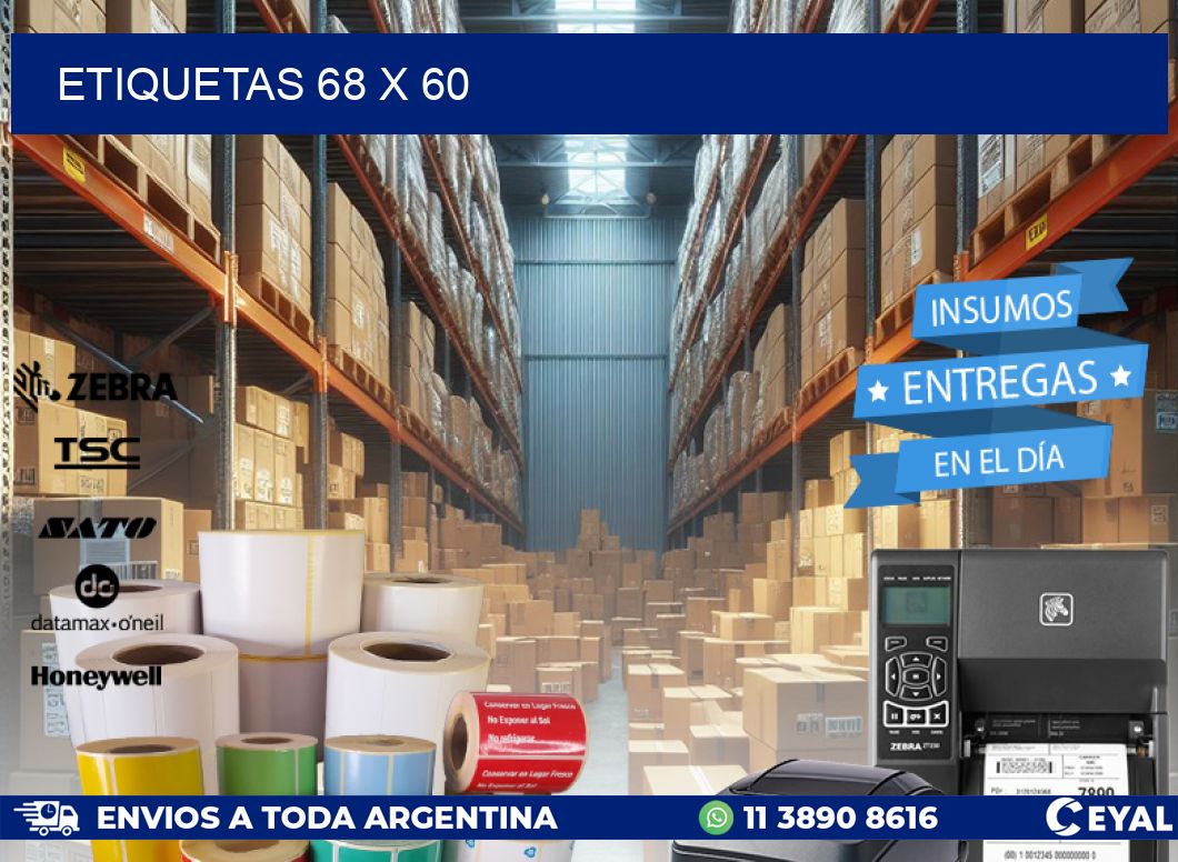 ETIQUETAS 68 x 60