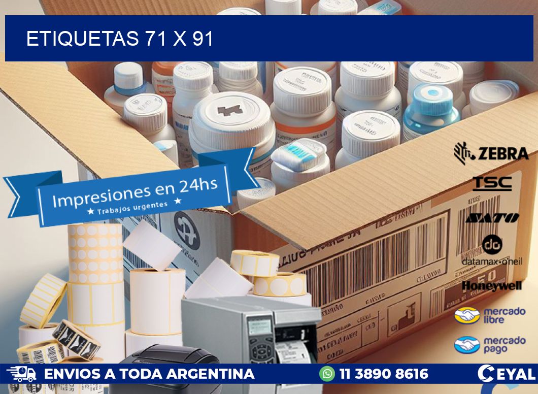 ETIQUETAS 71 x 91