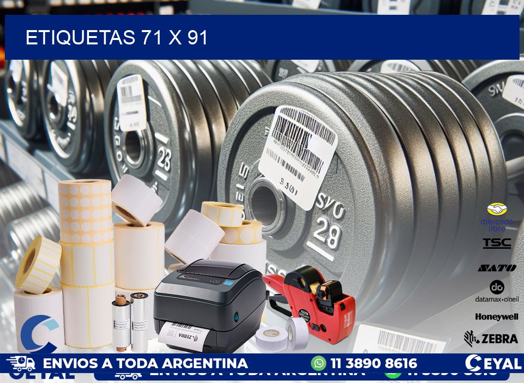 ETIQUETAS 71 x 91