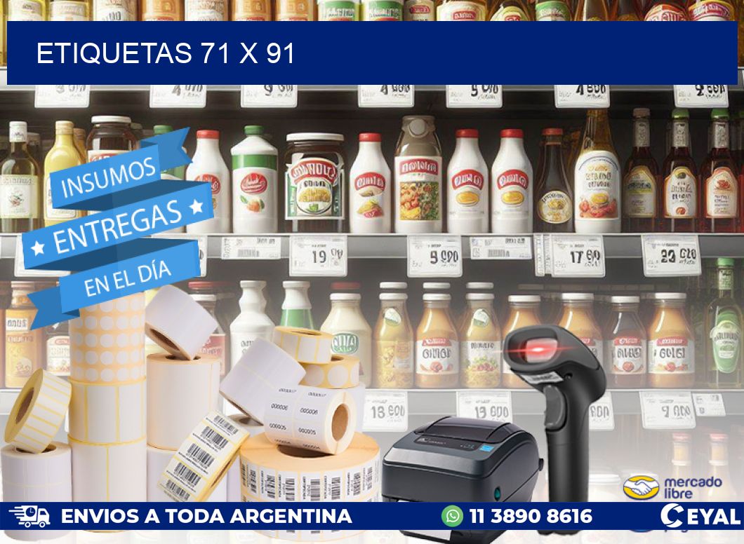 ETIQUETAS 71 x 91