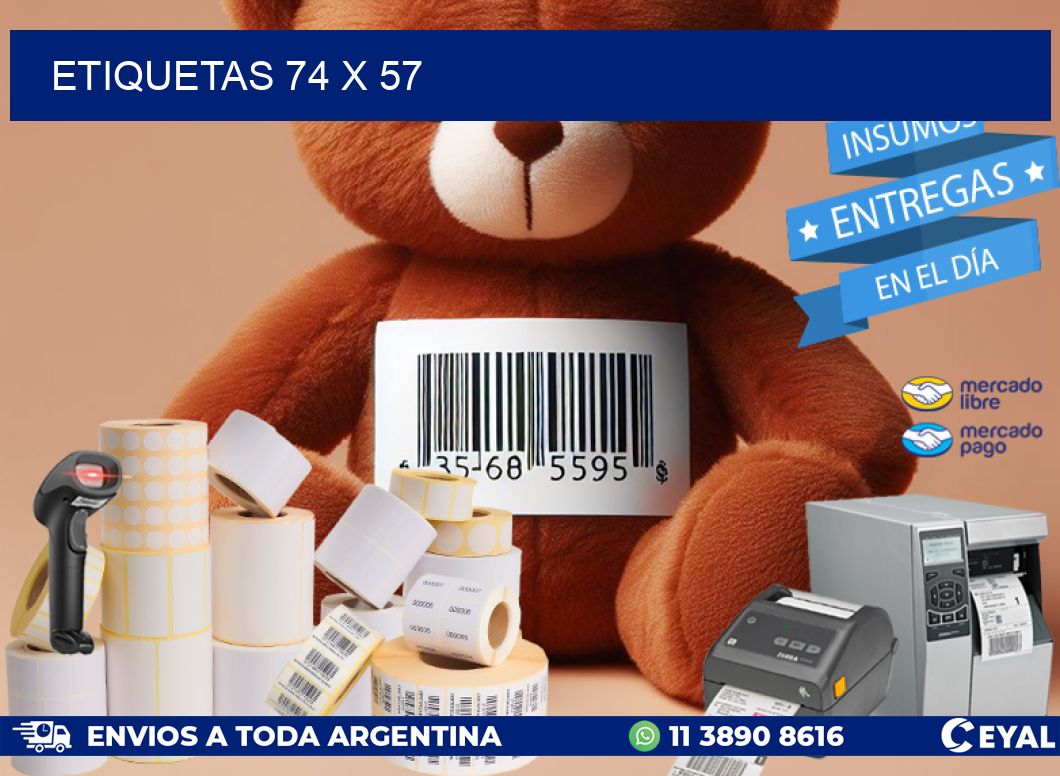 ETIQUETAS 74 x 57