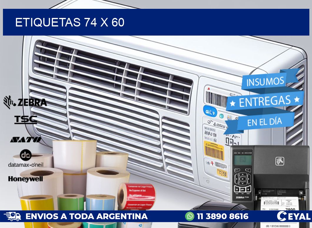 ETIQUETAS 74 x 60