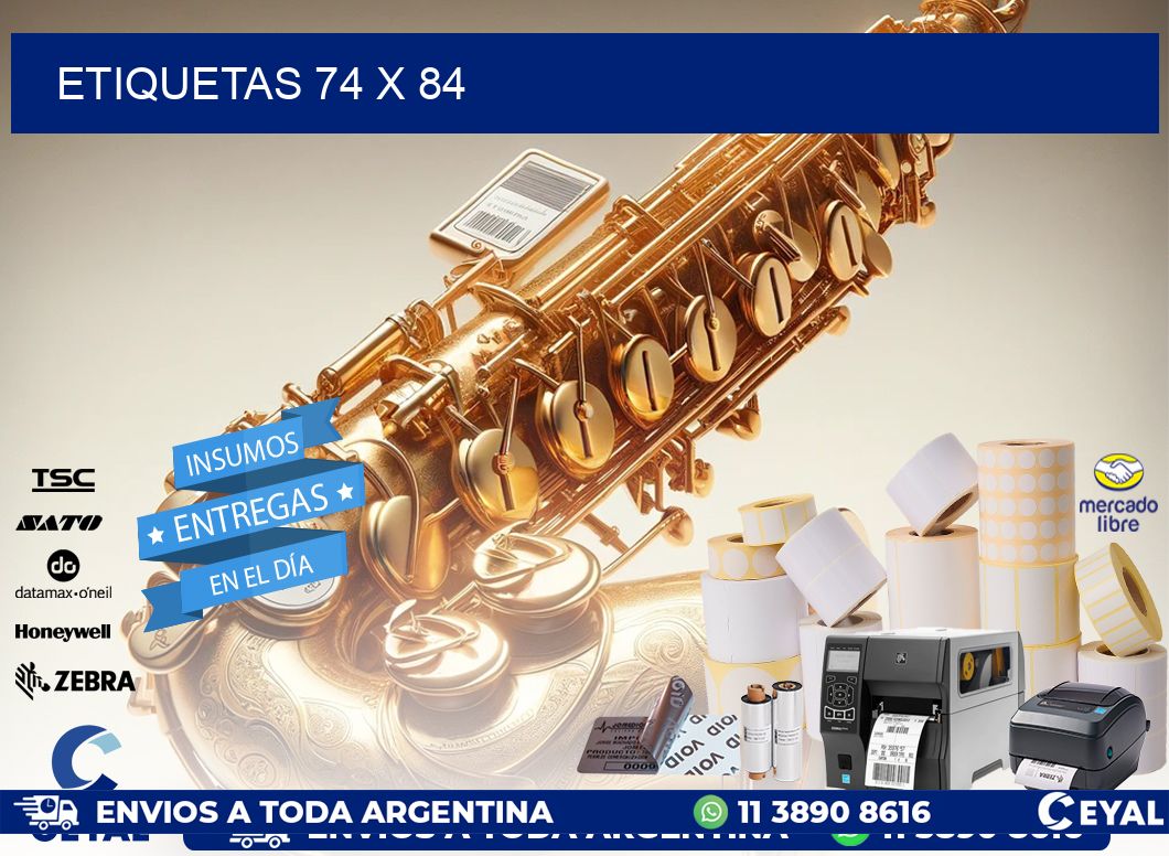 ETIQUETAS 74 x 84