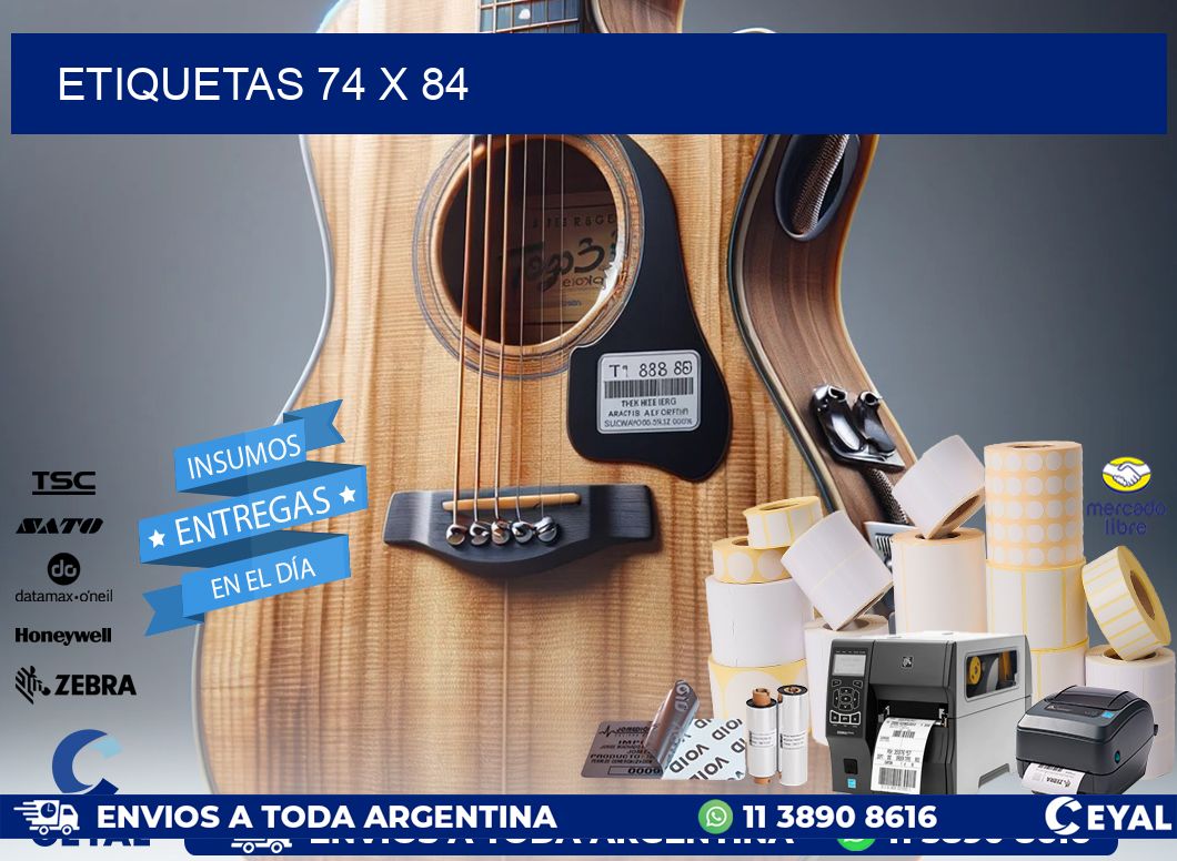 ETIQUETAS 74 x 84