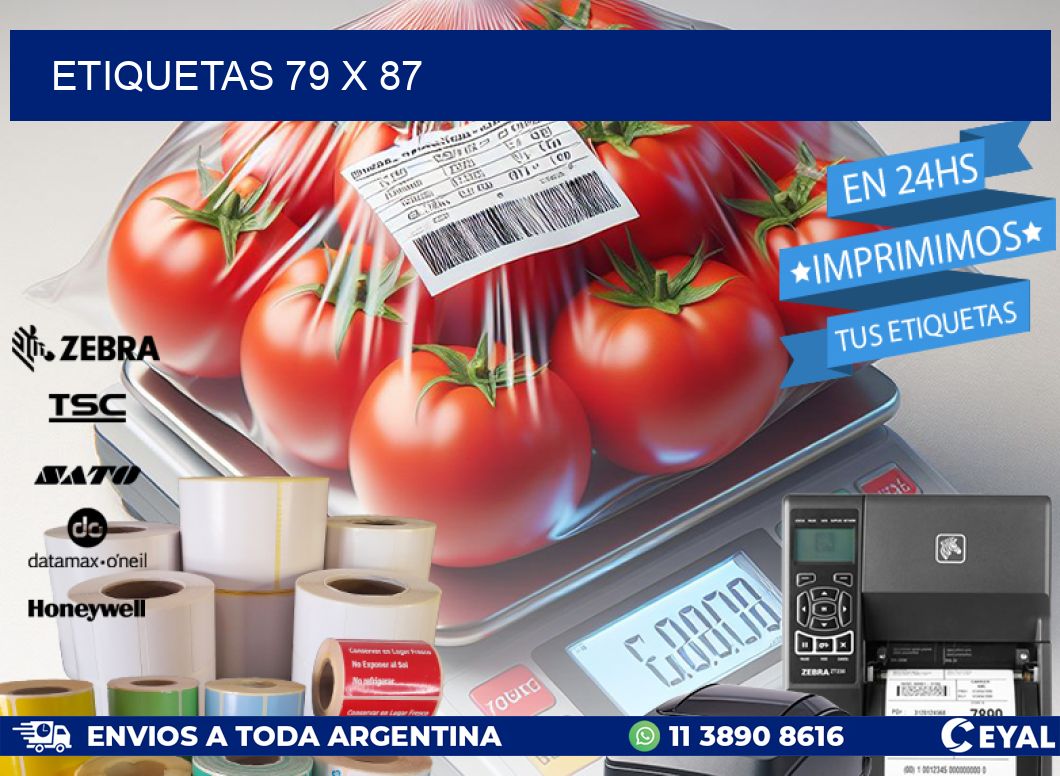 ETIQUETAS 79 x 87