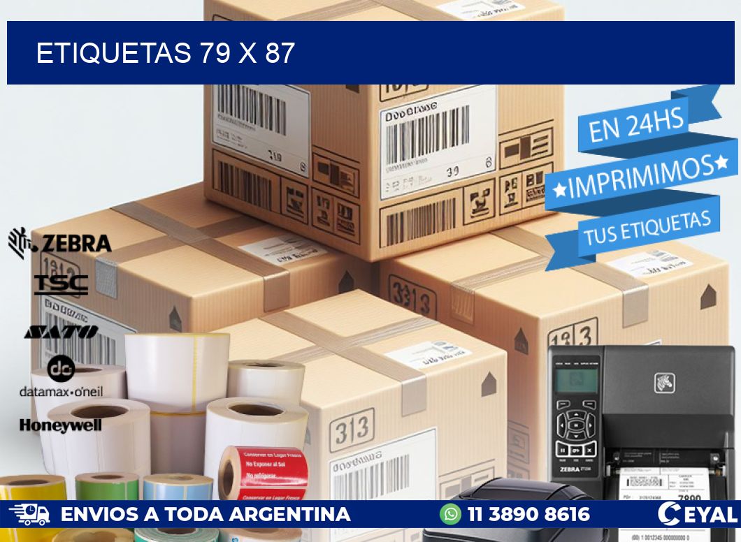 ETIQUETAS 79 x 87
