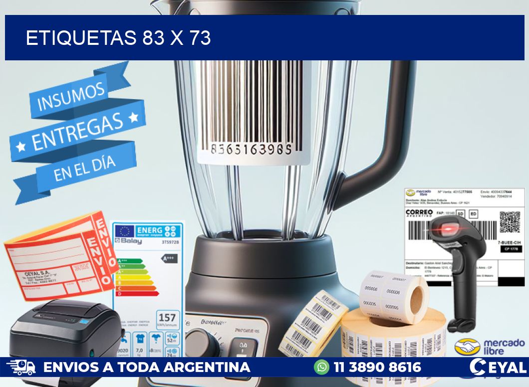 ETIQUETAS 83 x 73