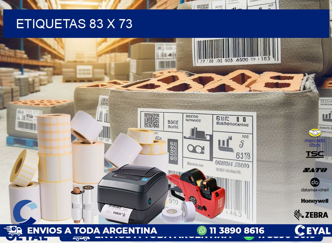 ETIQUETAS 83 x 73