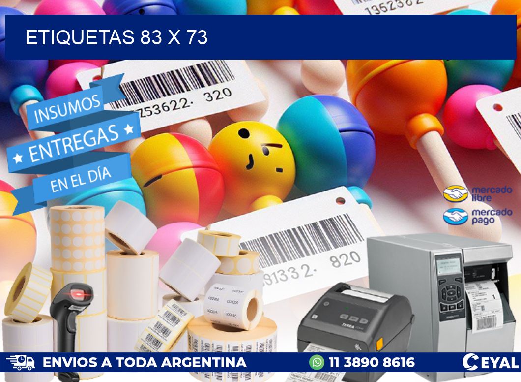 ETIQUETAS 83 x 73