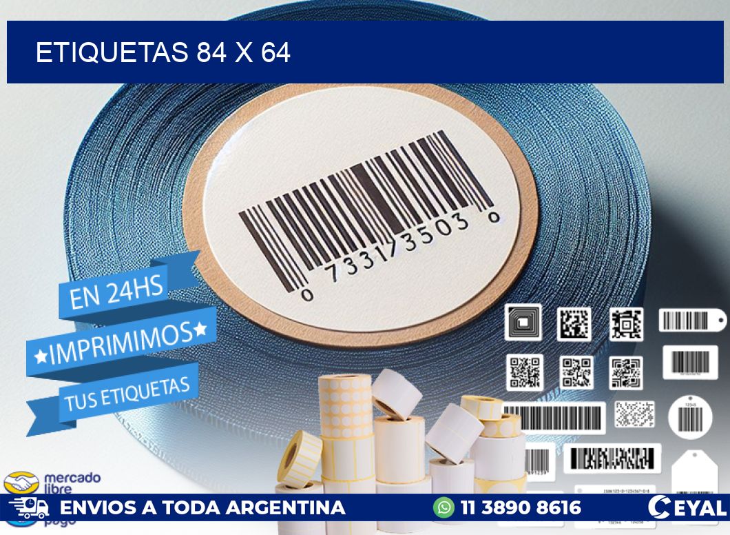 ETIQUETAS 84 x 64