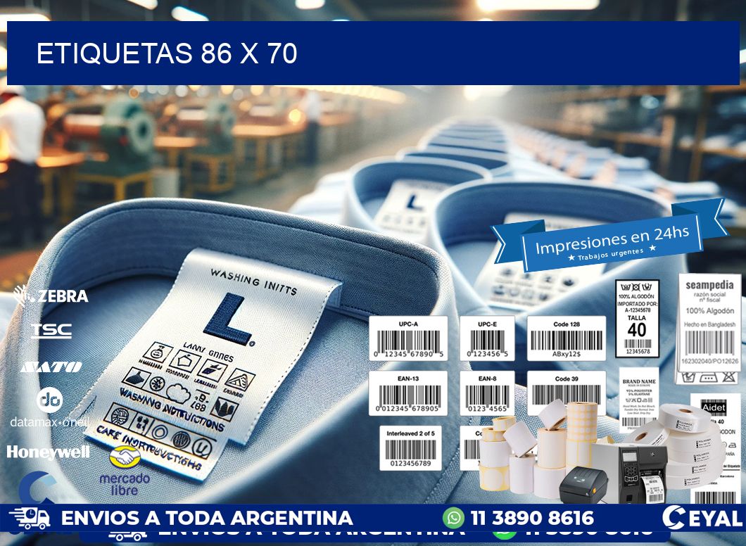 ETIQUETAS 86 x 70