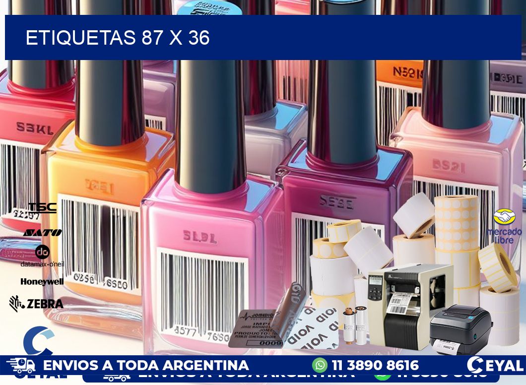 ETIQUETAS 87 x 36
