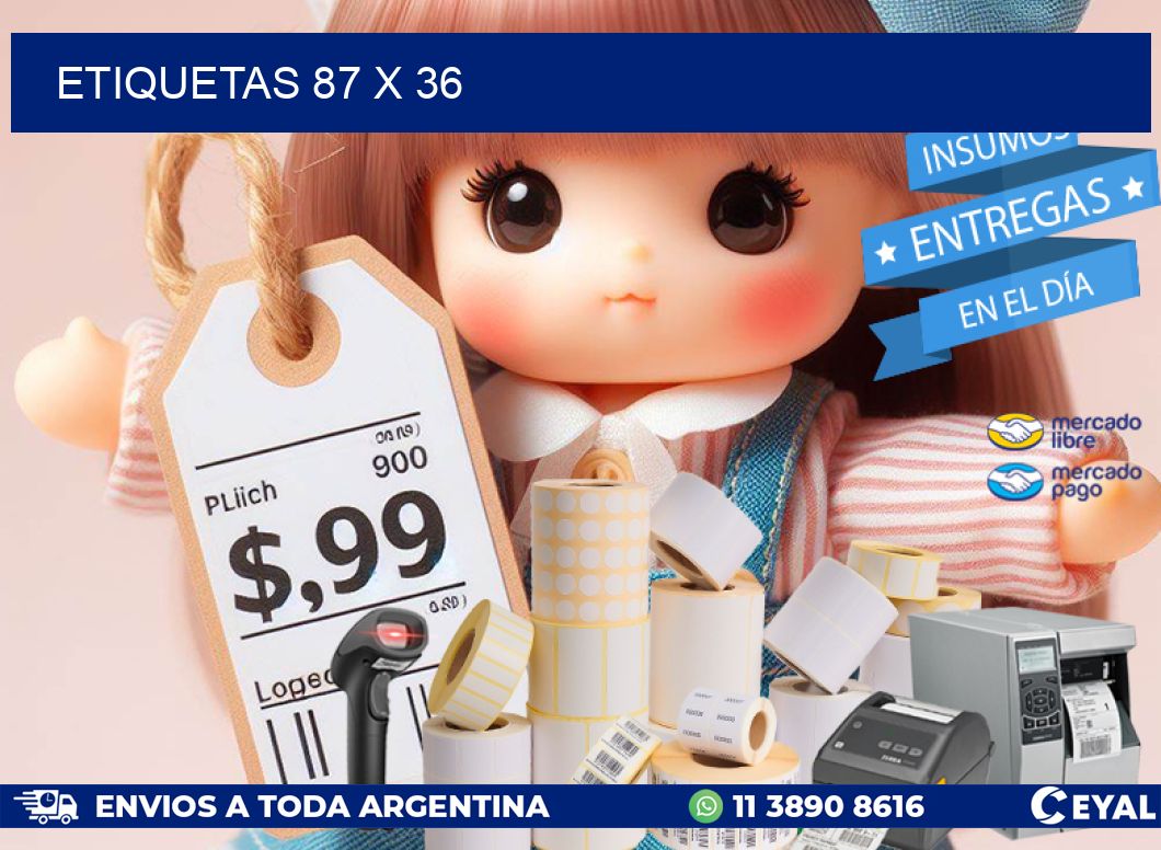 ETIQUETAS 87 x 36