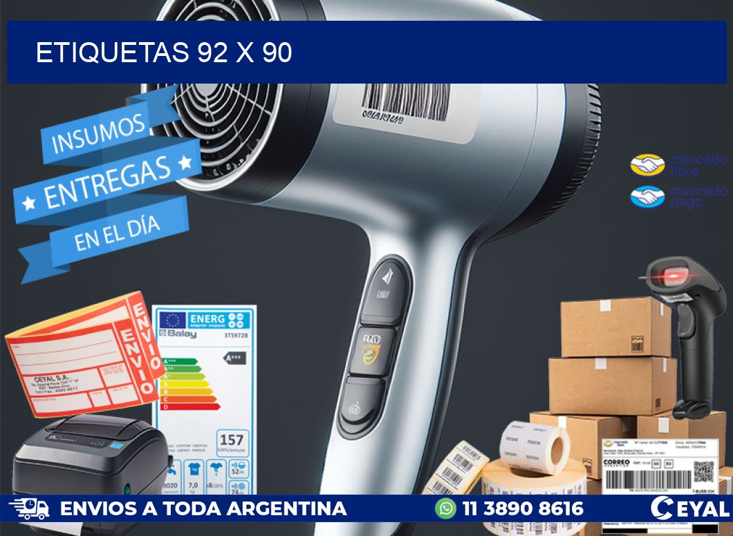 ETIQUETAS 92 x 90