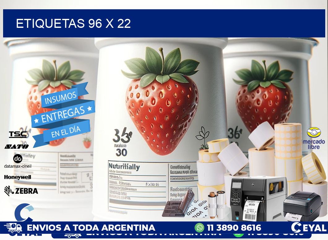 ETIQUETAS 96 x 22