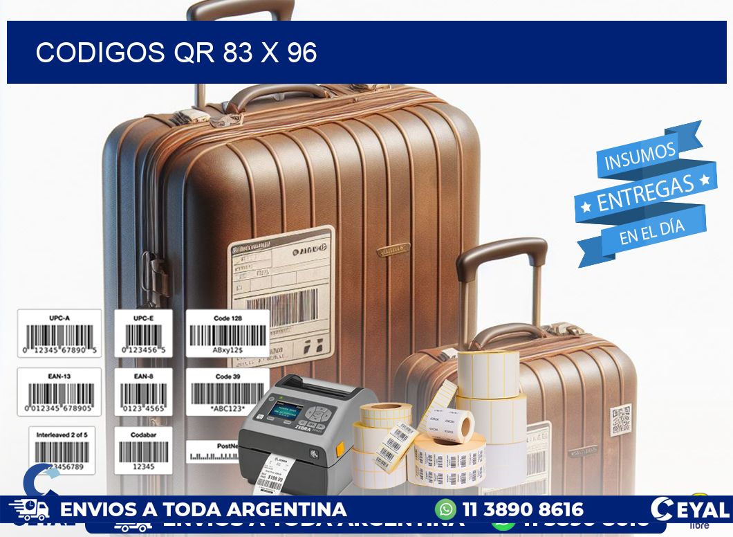 CODIGOS QR 83 x 96