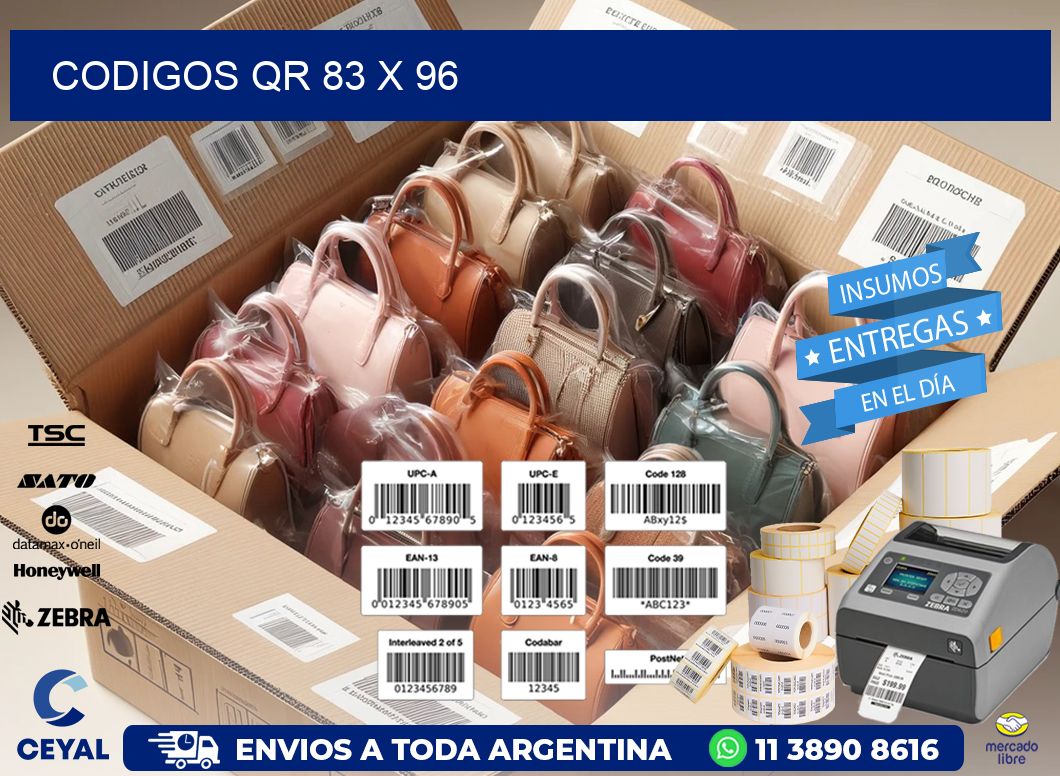 CODIGOS QR 83 x 96
