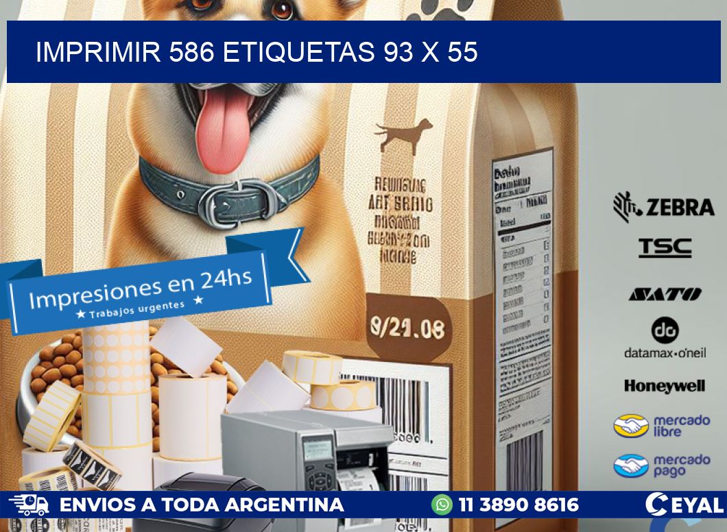 IMPRIMIR 586 ETIQUETAS 93 x 55