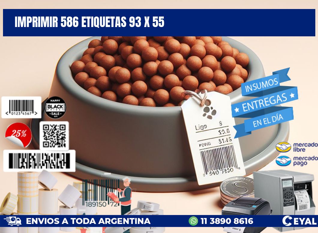 IMPRIMIR 586 ETIQUETAS 93 x 55