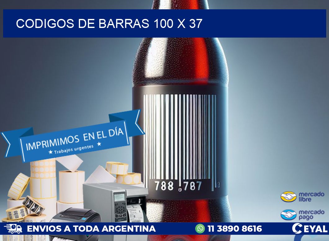 codigos de barras 100 x 37