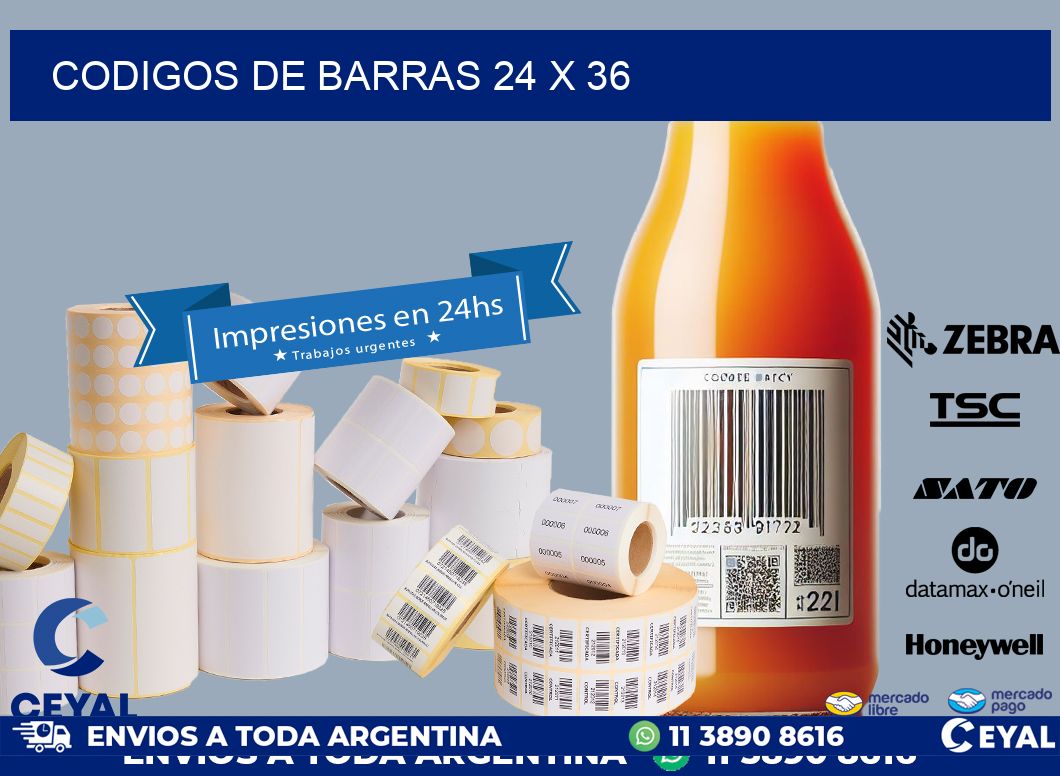 codigos de barras 24 x 36