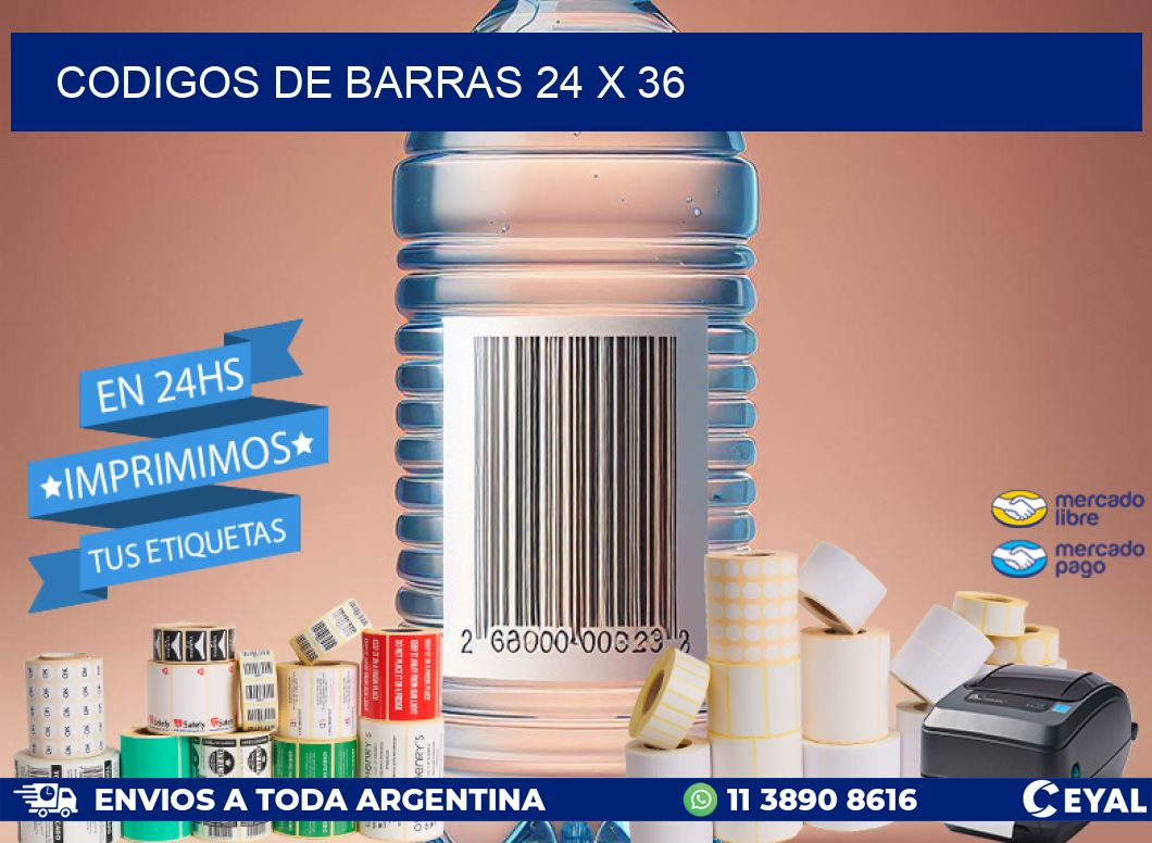 codigos de barras 24 x 36
