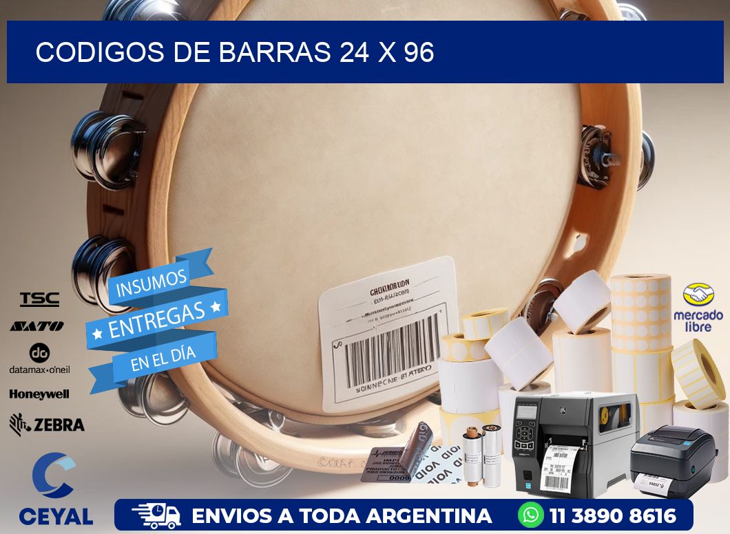 codigos de barras 24 x 96