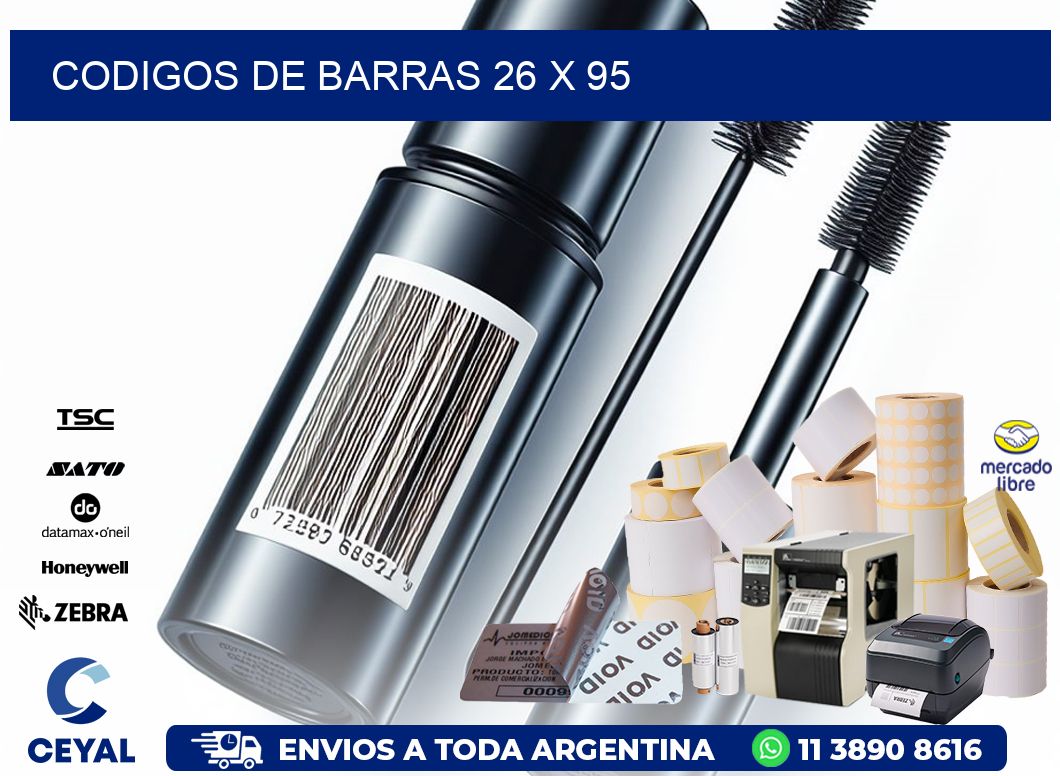 codigos de barras 26 x 95