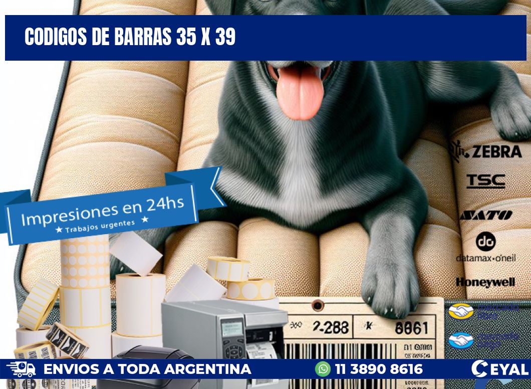 codigos de barras 35 x 39
