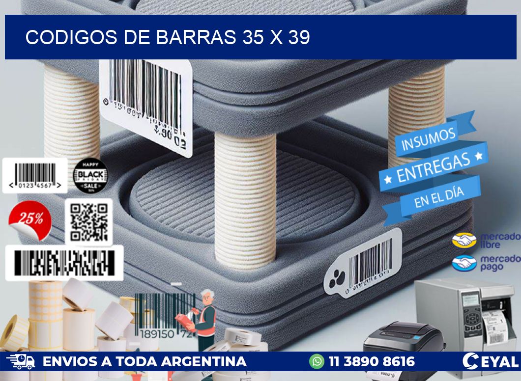 codigos de barras 35 x 39