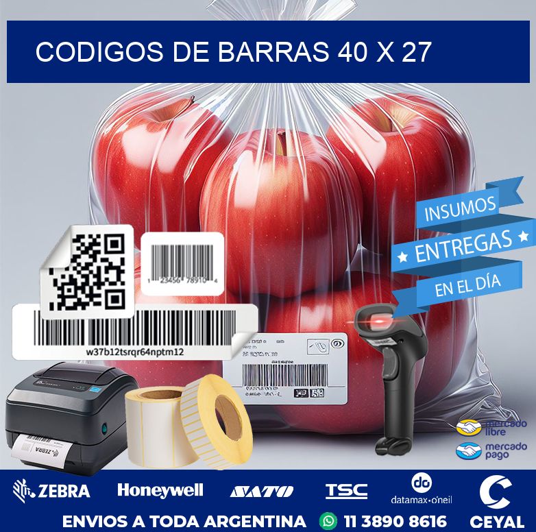 codigos de barras 40 x 27