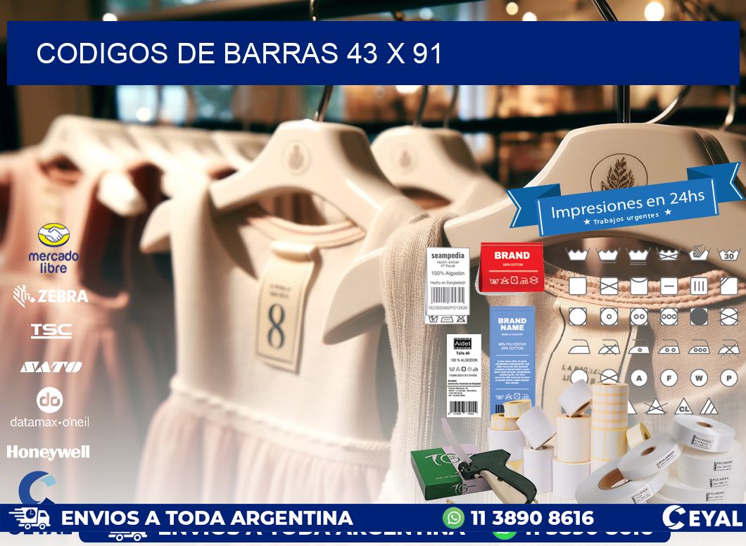 codigos de barras 43 x 91