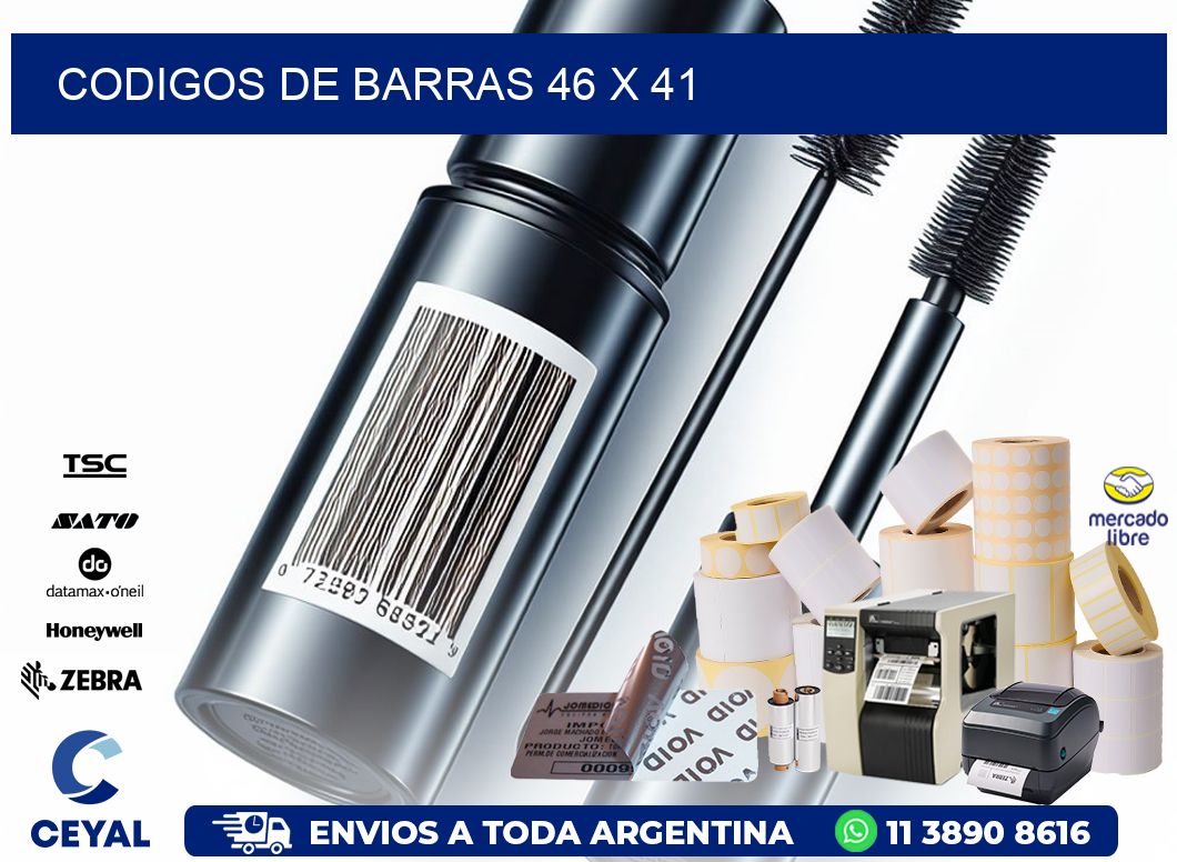 codigos de barras 46 x 41