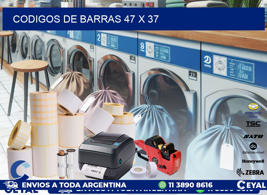 codigos de barras 47 x 37