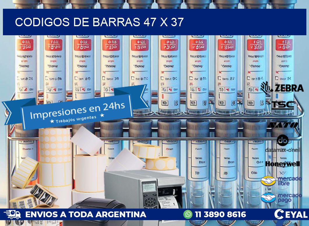 codigos de barras 47 x 37