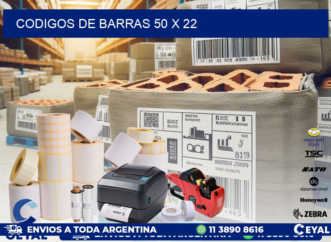 codigos de barras 50 x 22