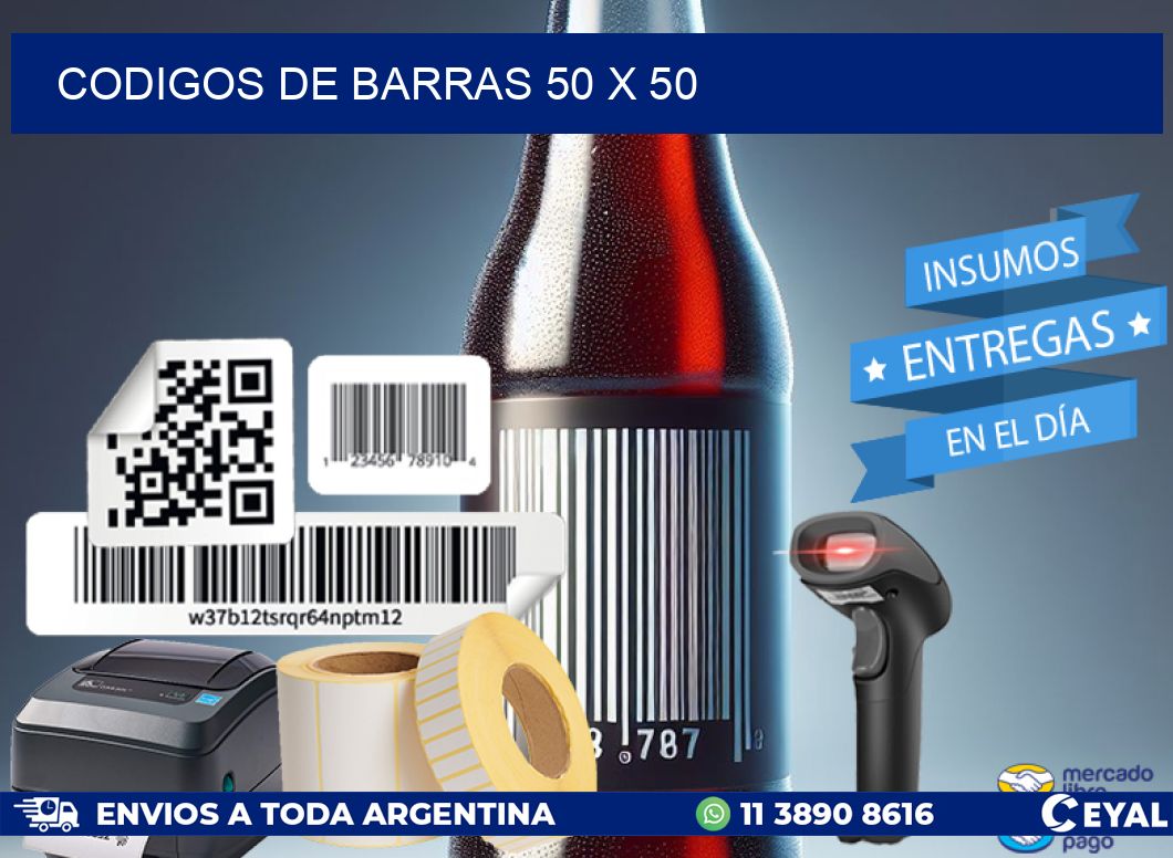 codigos de barras 50 x 50