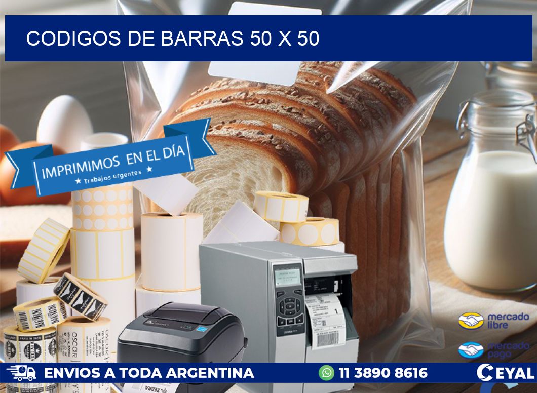 codigos de barras 50 x 50