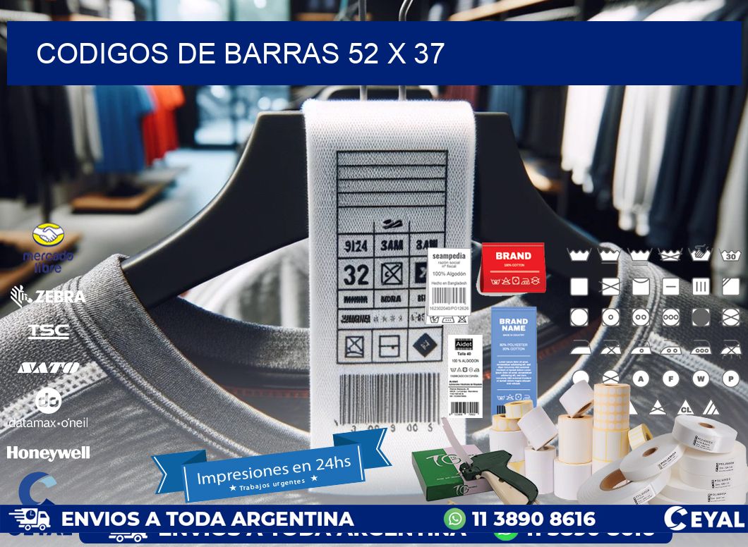 codigos de barras 52 x 37