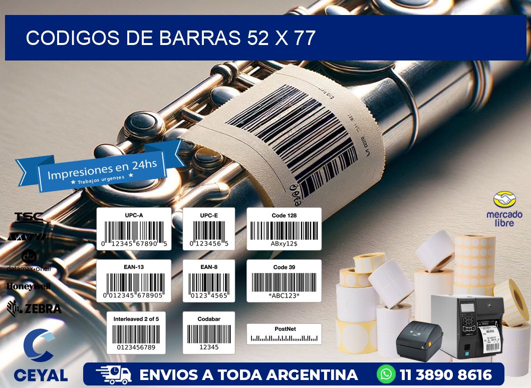 codigos de barras 52 x 77