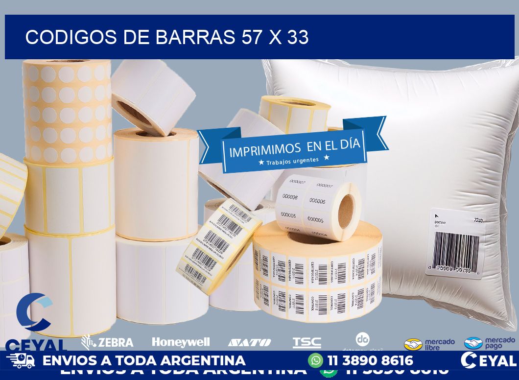 codigos de barras 57 x 33