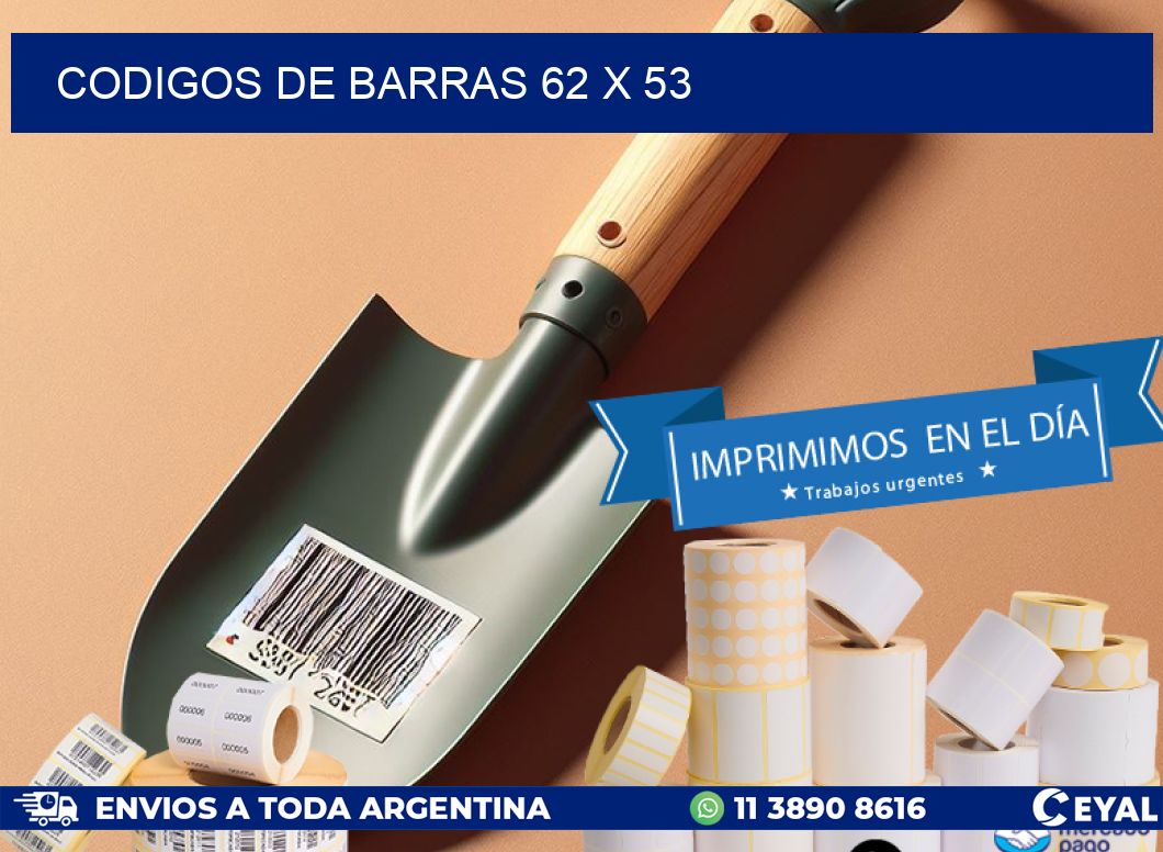 codigos de barras 62 x 53