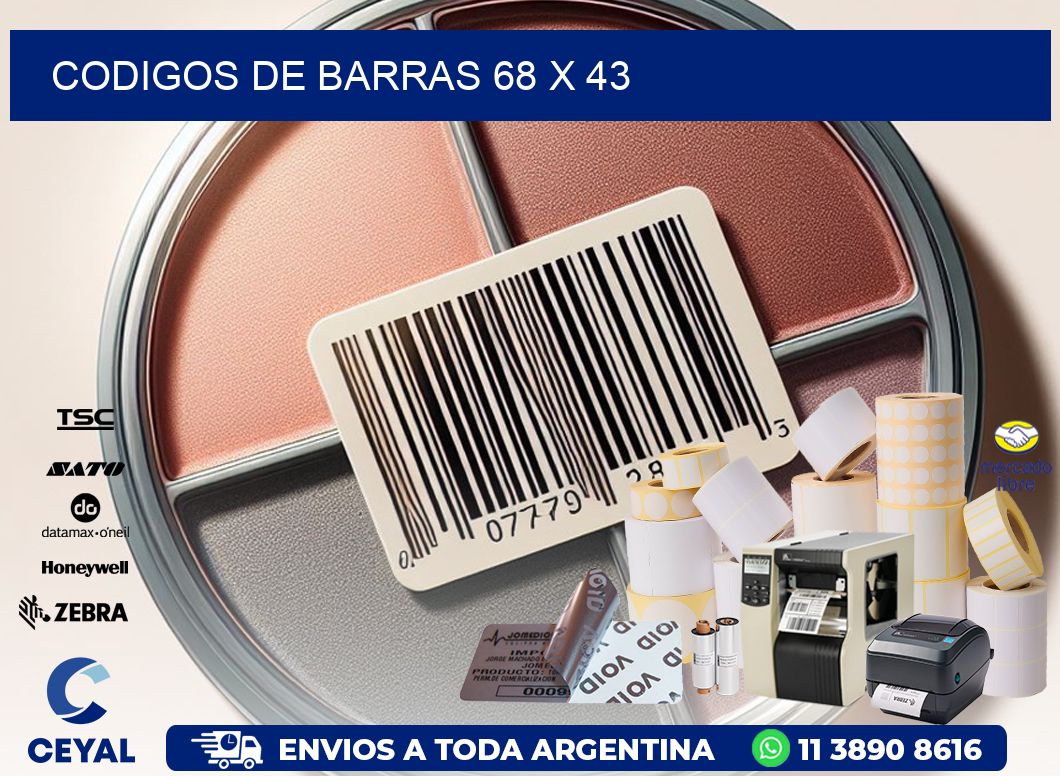 codigos de barras 68 x 43