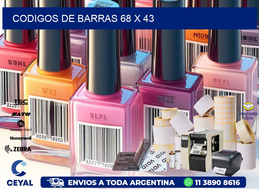 codigos de barras 68 x 43