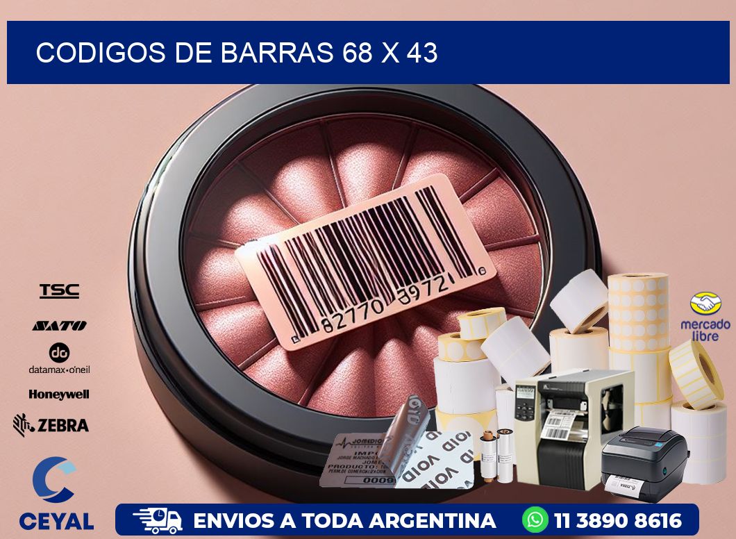 codigos de barras 68 x 43