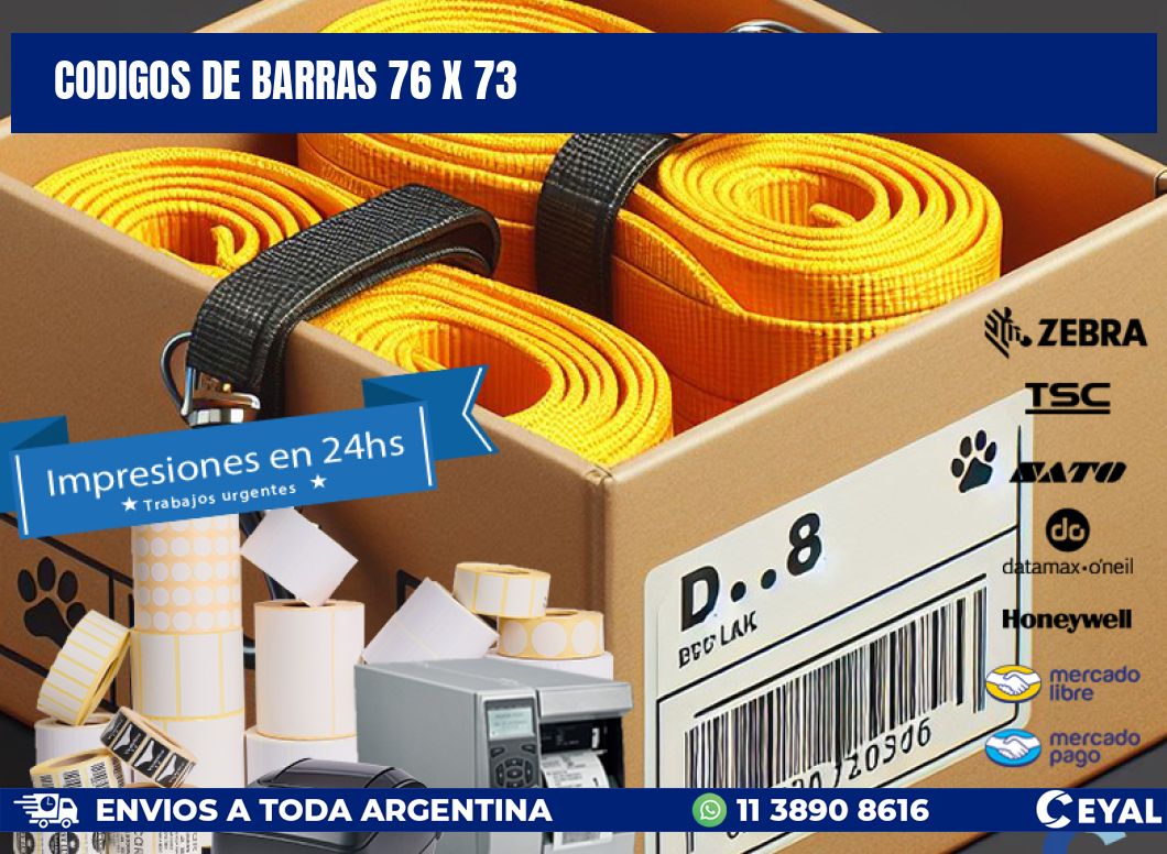 codigos de barras 76 x 73