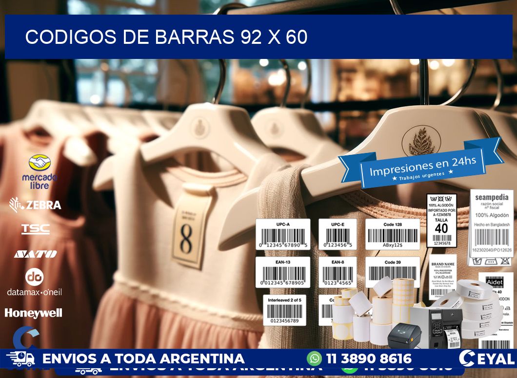 codigos de barras 92 x 60