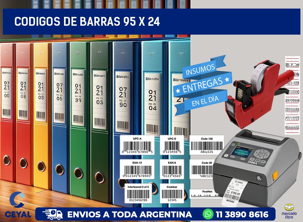 codigos de barras 95 x 24