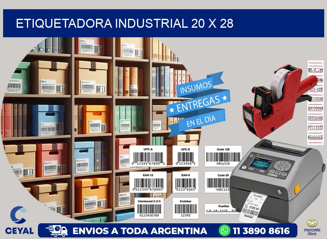 etiquetadora industrial 20 x 28